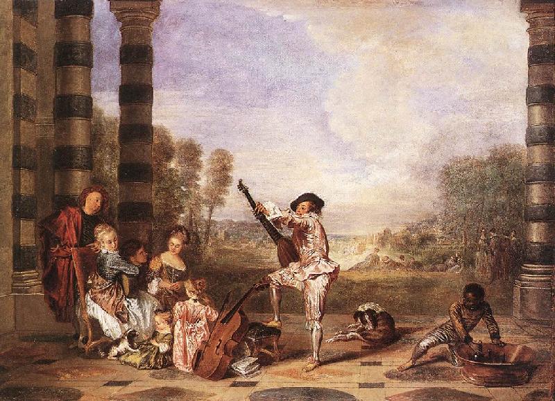 WATTEAU, Antoine Les Charmes de la Vie